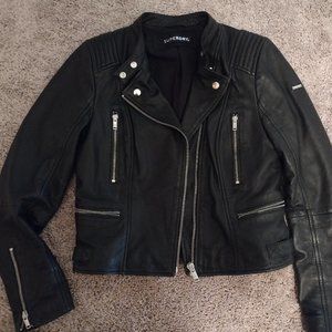 Superdry women's leather racer jacket
